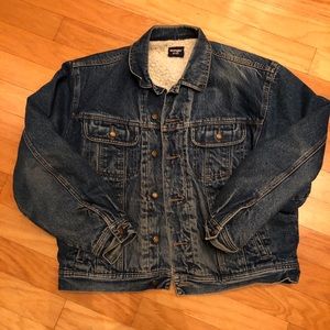 Wrangler Jackets & Coats - Vintage wrangler sport sherpa denim jean jacket L Wrangler Jackets & Coats - Vintage wrangler sport sherpa denim jean jacket L